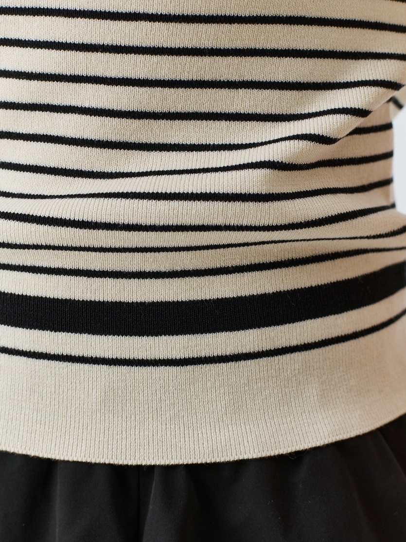 Облегающий джемпер в полоску