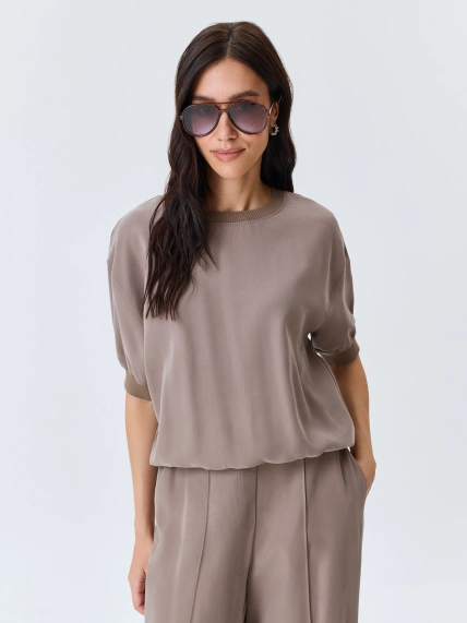 Свободная блузка из вискозы