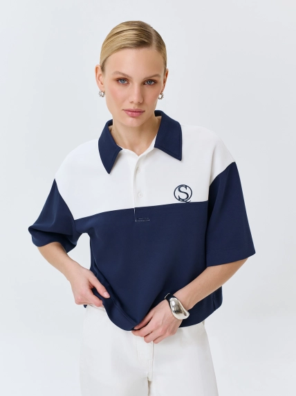 Поло в стиле "color block"