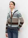 Кардиган в яркую полоску