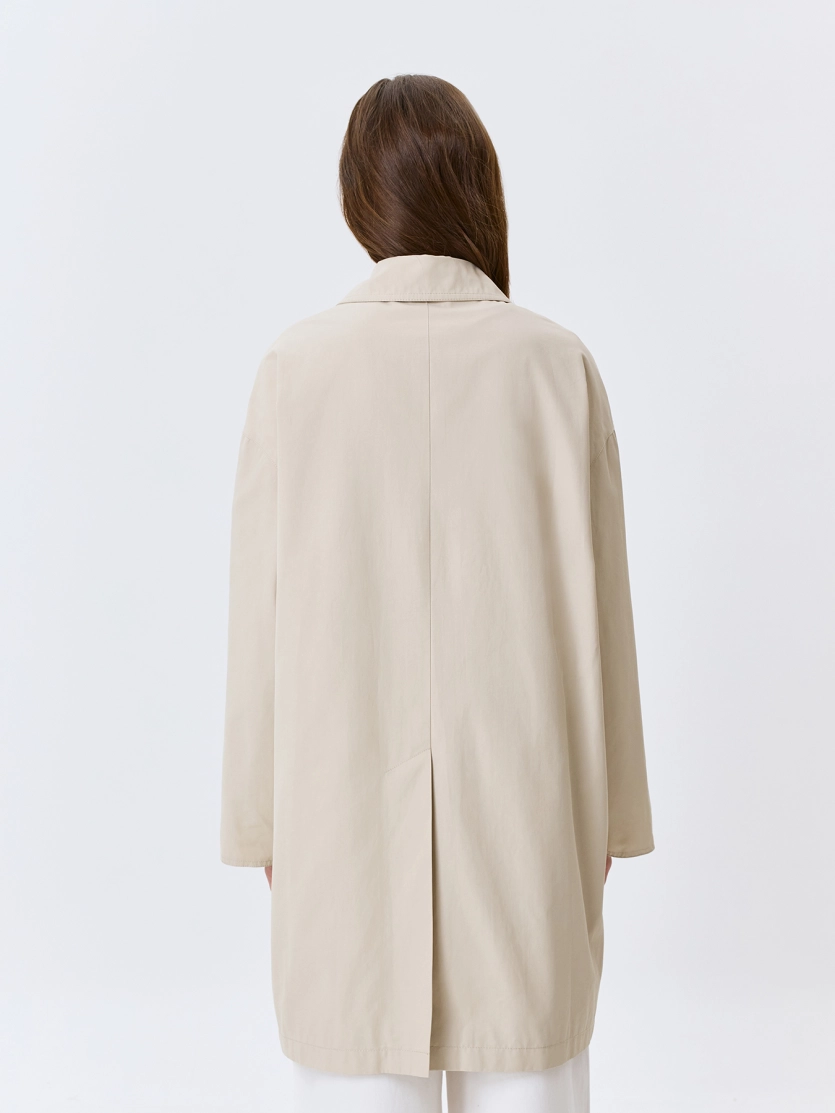 Свободный плащ из хлопка