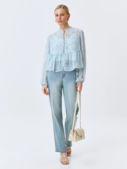 Классические джинсы с деликатной варкой