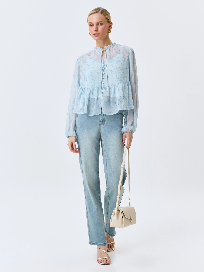 Классические джинсы с деликатной варкой