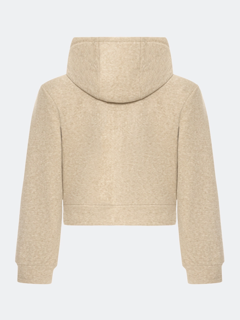 Теплый укороченный худи