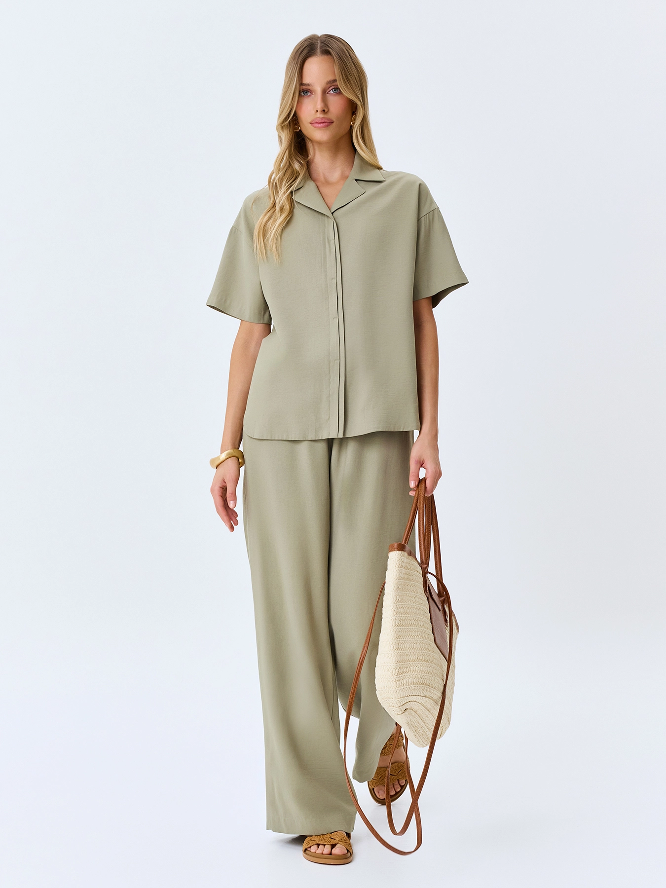 Свободные брюки с широкими отворотами SAVAGE