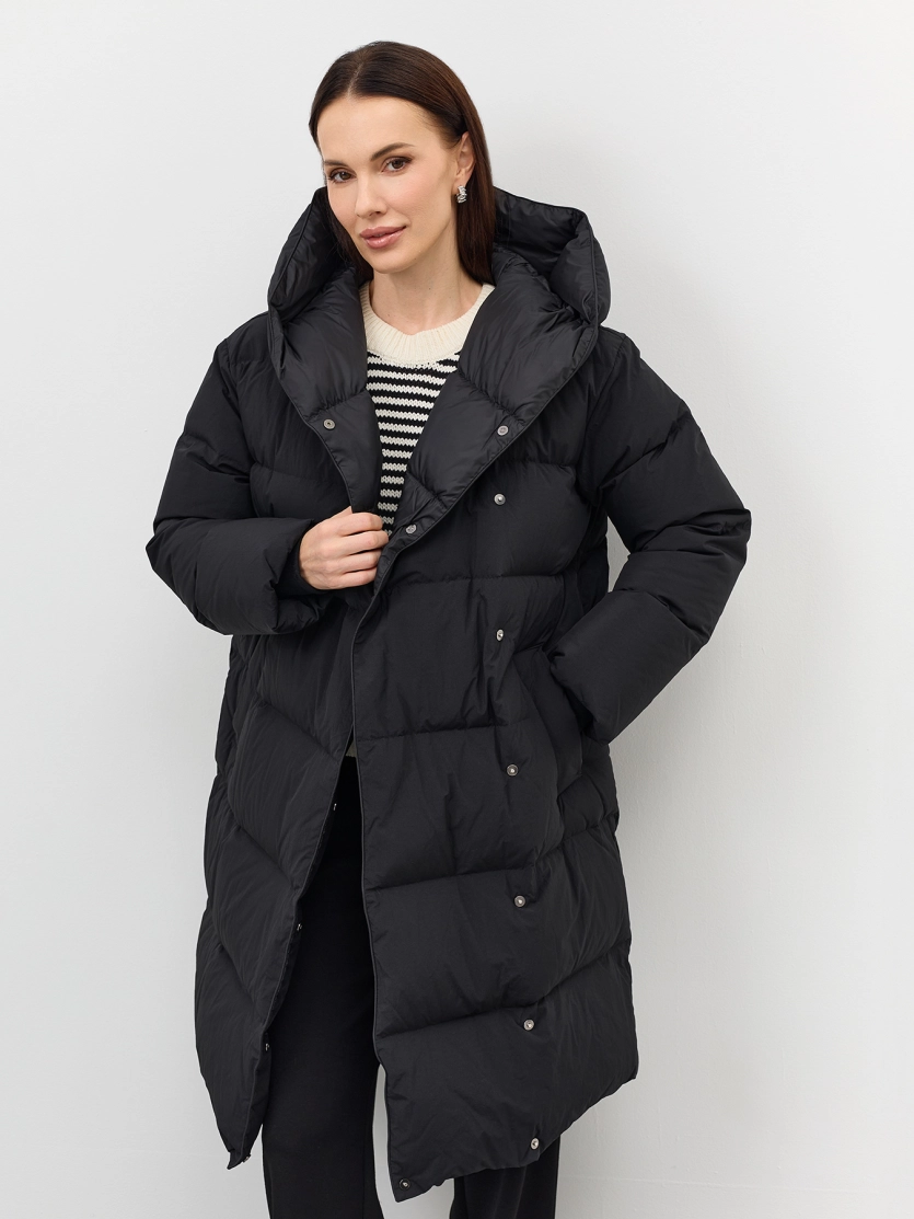 Пуховик с капюшоном