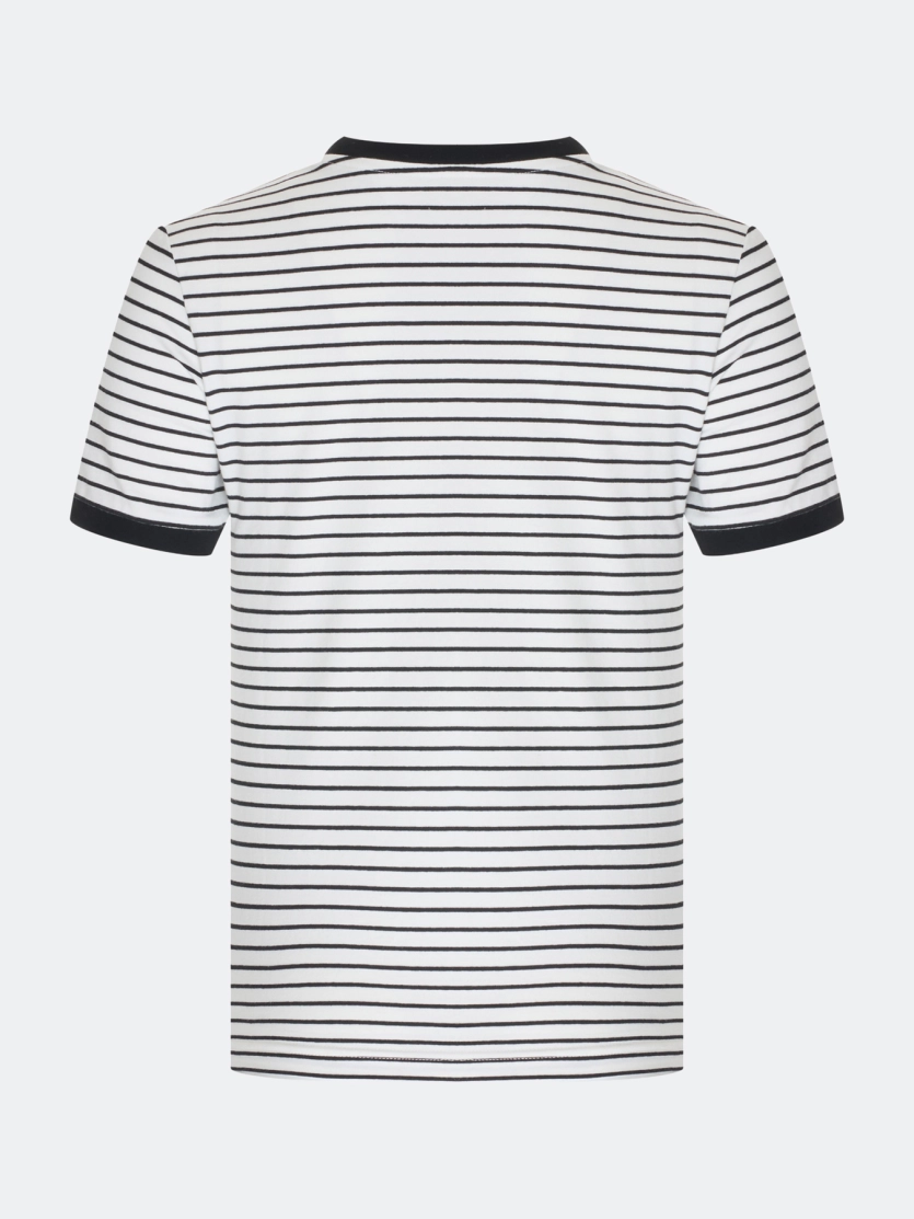 Футболка в полоску с вышивкой