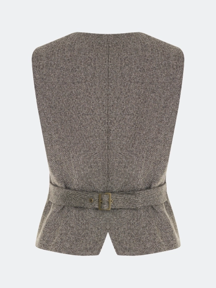 Жилет с узором Herringbone