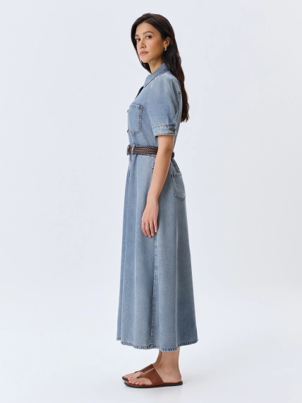 Платье-миди из денима