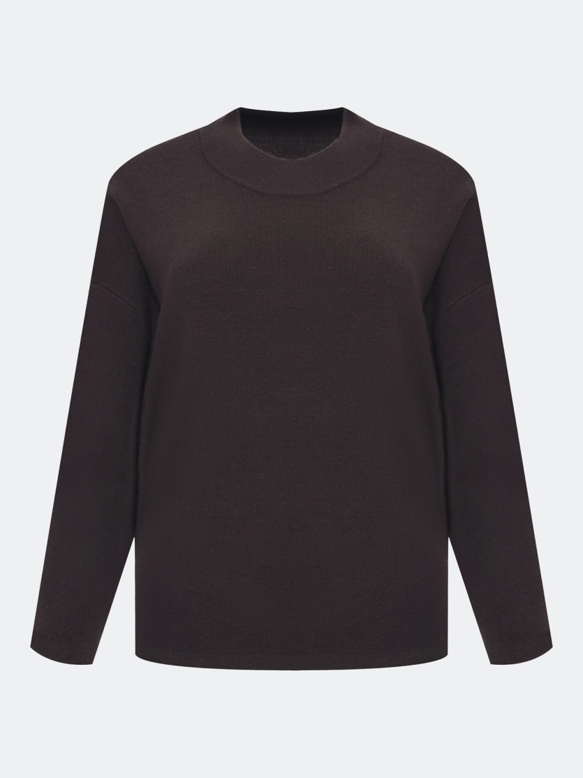 Свободный свитер с ангорой