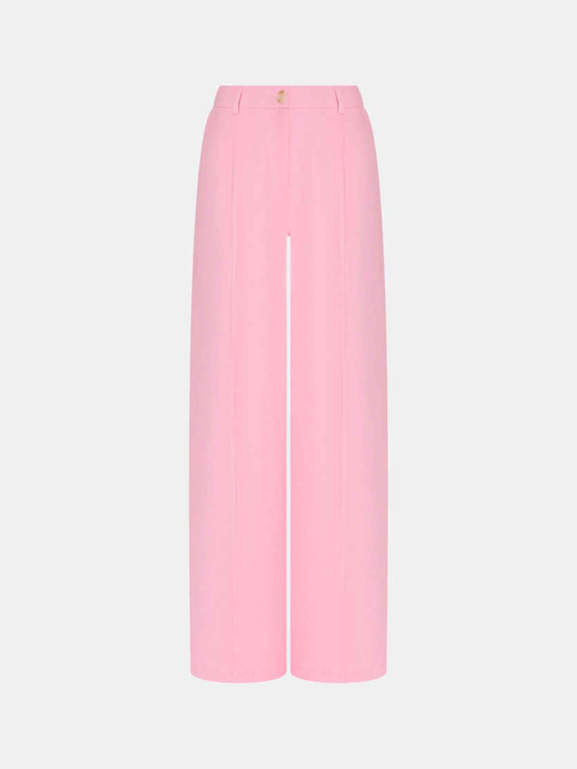 Яркие брюки из тенселя