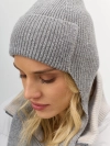Шапка-чепчик с шерстью