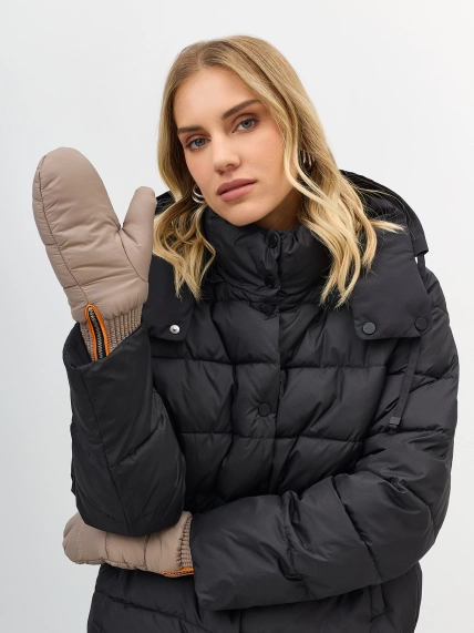 Утепленные варежки в спортивном стиле