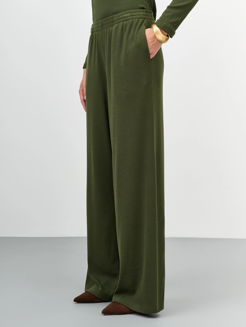 Трикотажные брюки из смесовой вискозы