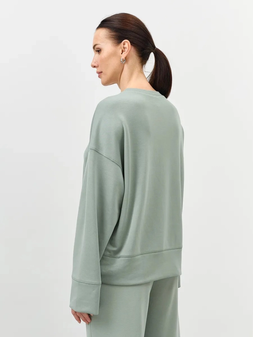 Трикотажный свитшот из модала