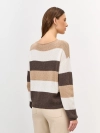 Тонкий джемпер в контрастную полоску