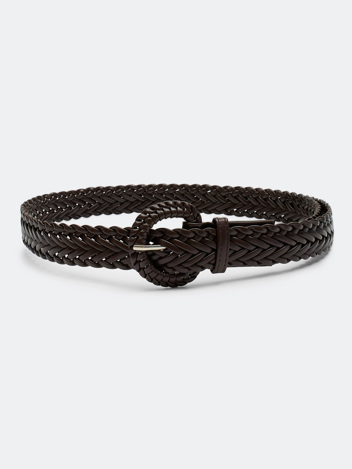 Плетеный ремень с узором елочка SAVAGE