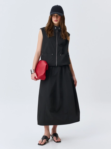 Объемная юбка-миди