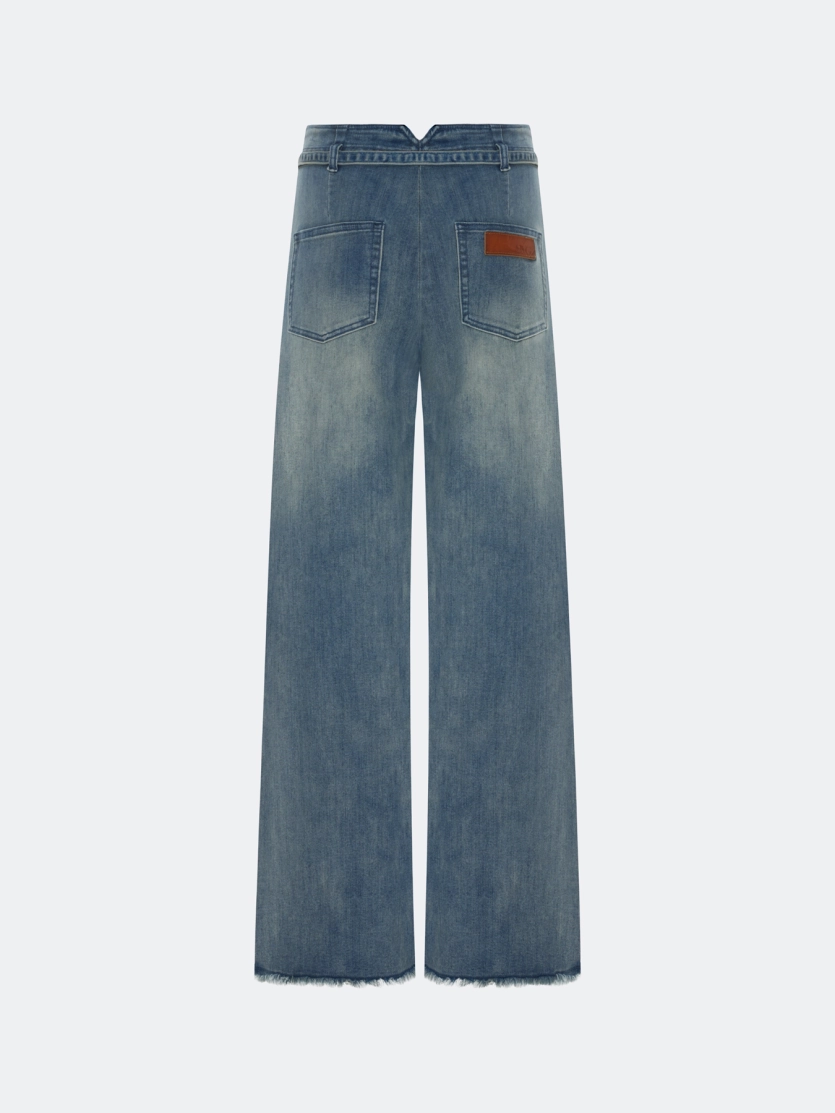 Широкие джинсы в стиле "Бохо"