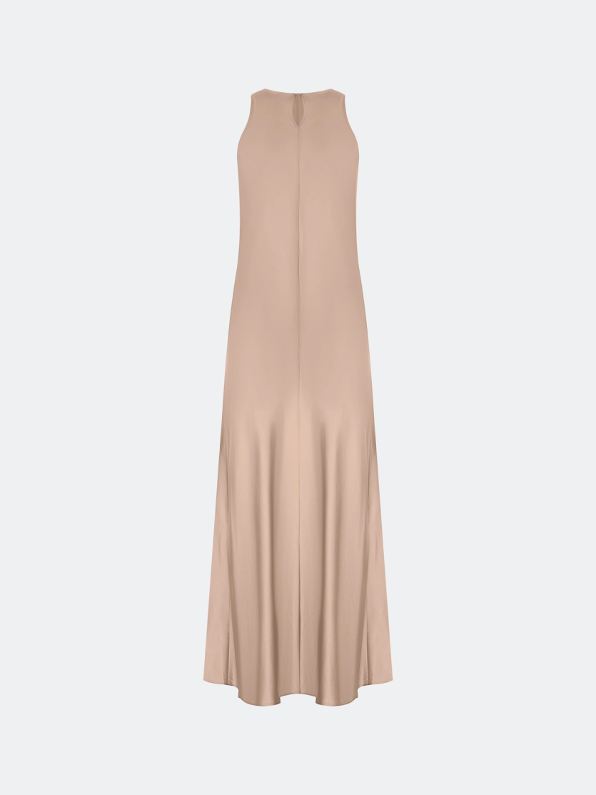 Сатиновое платье из смесовой вискозы