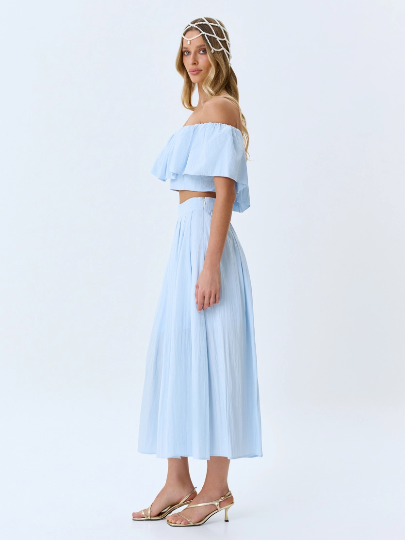 Юбка клеш из района