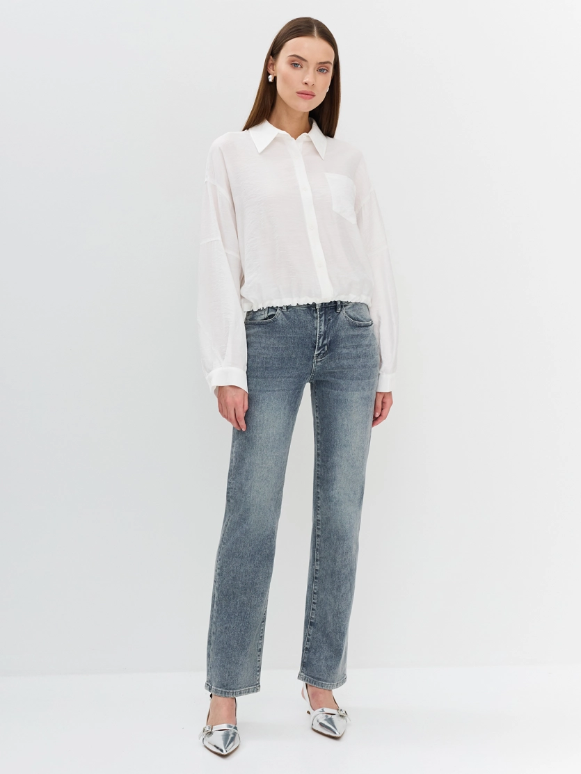 Укороченная блузка Oversize