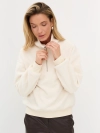 Oversize свитшот из искусственного меха
