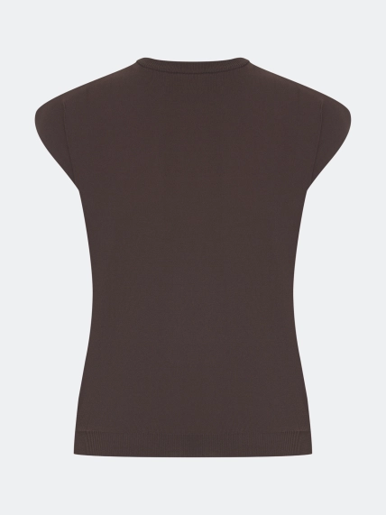 Вязаный топ из вискозы