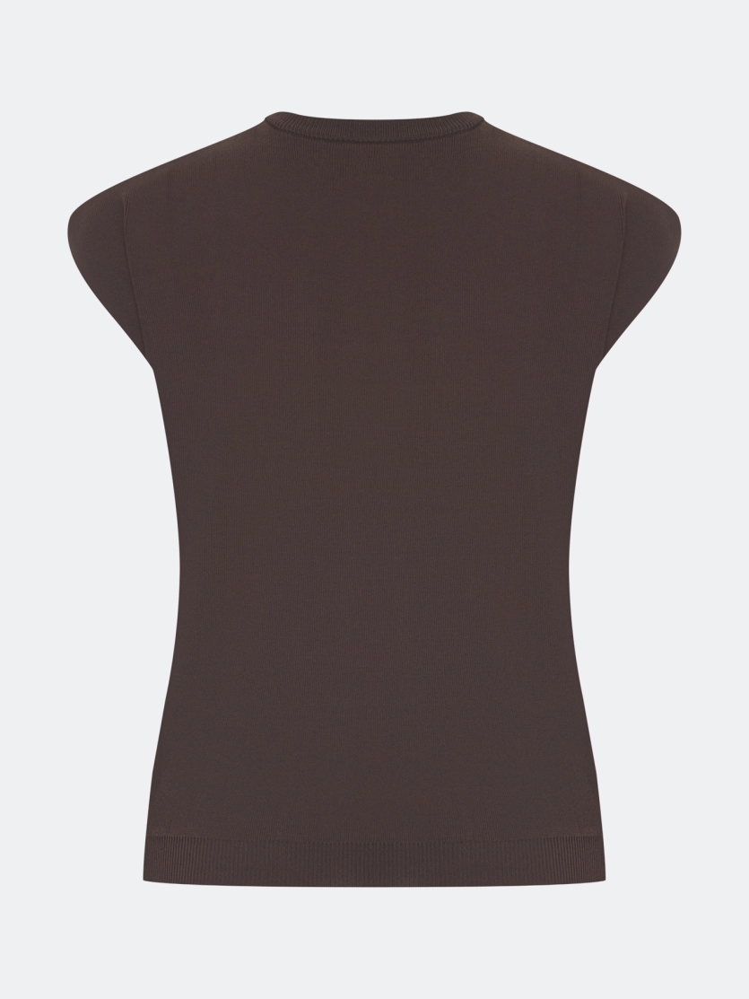 Вязаный топ из вискозы