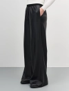Брюки палаццо из экокожи