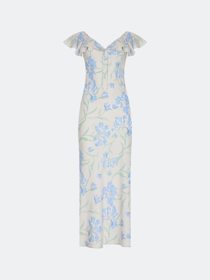 Романтичное платье с воланами