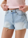 Джинсовые шорты с дестроями