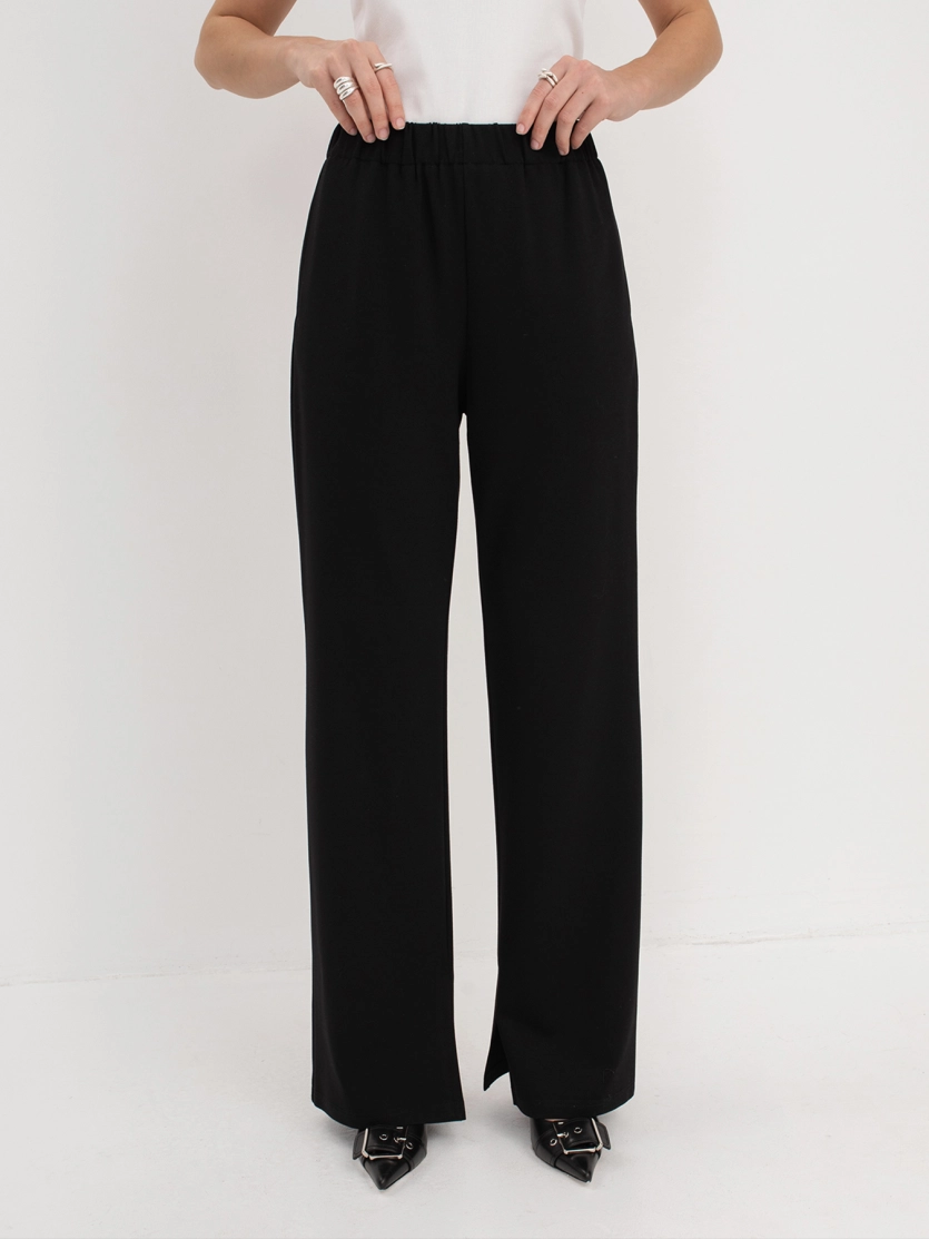 Брюки WIDE LEG из трикотажа