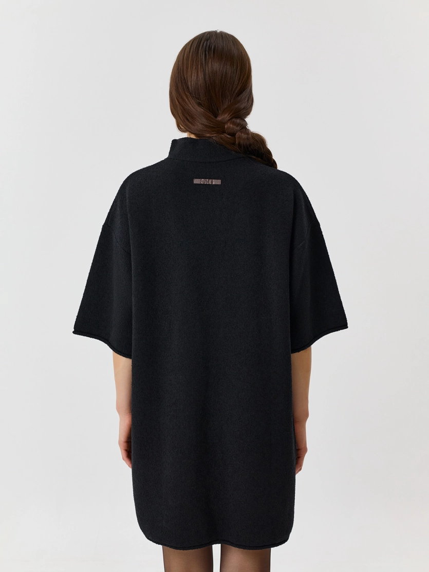 Oversize платье из трикотажа "букле"