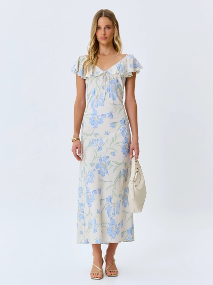 Романтичное платье с воланами