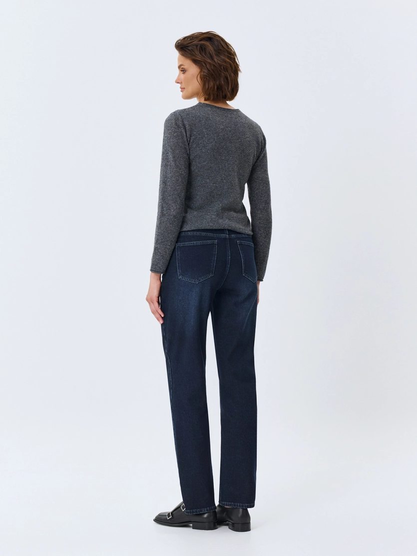 Темно-синие джинсы Slim fit