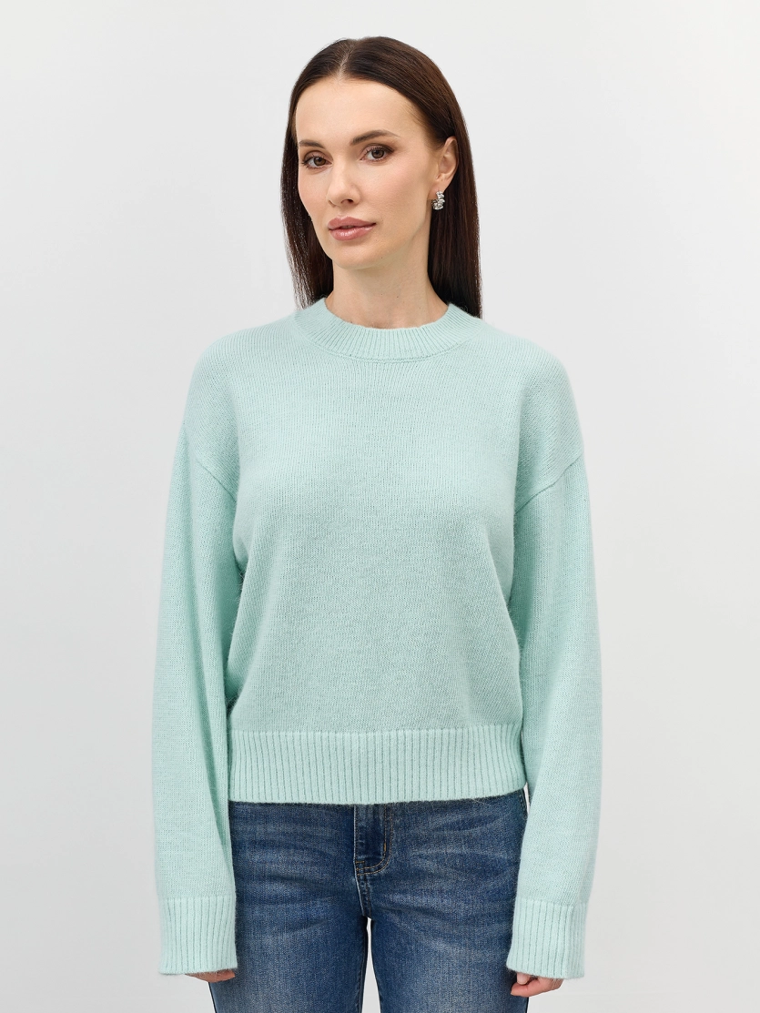 Пушистый джемпер с ангорой