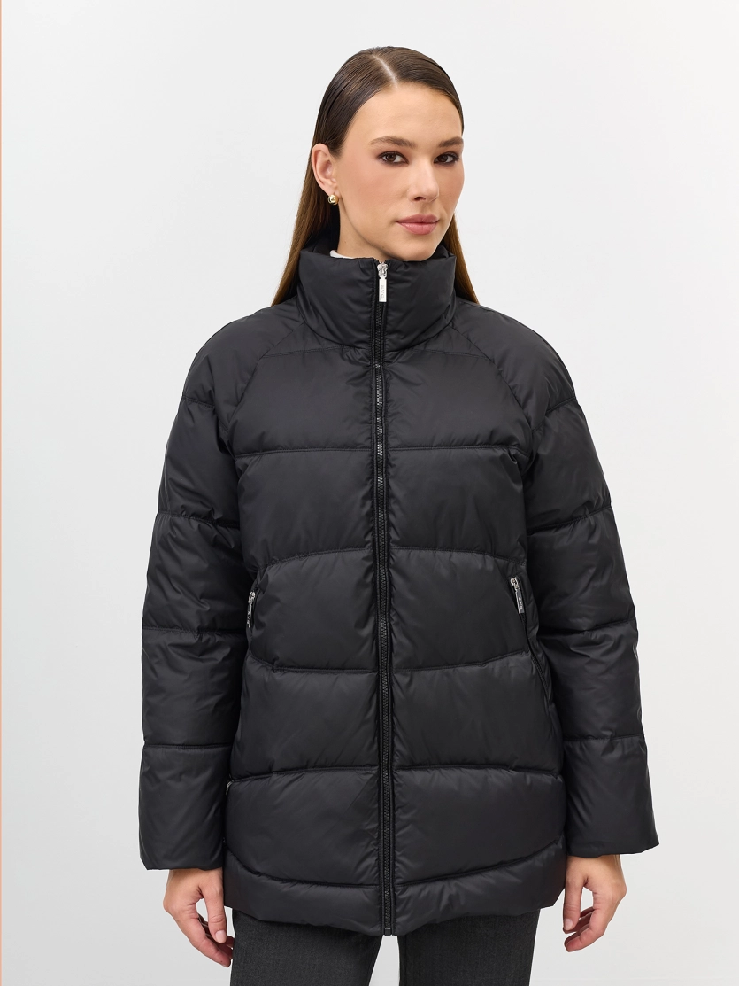 Куртка с манишкой из искусственной овчины