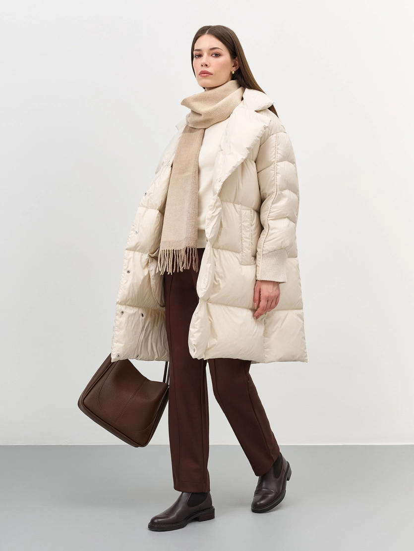 Шарф из 100% шерсти с клетчатым принтом