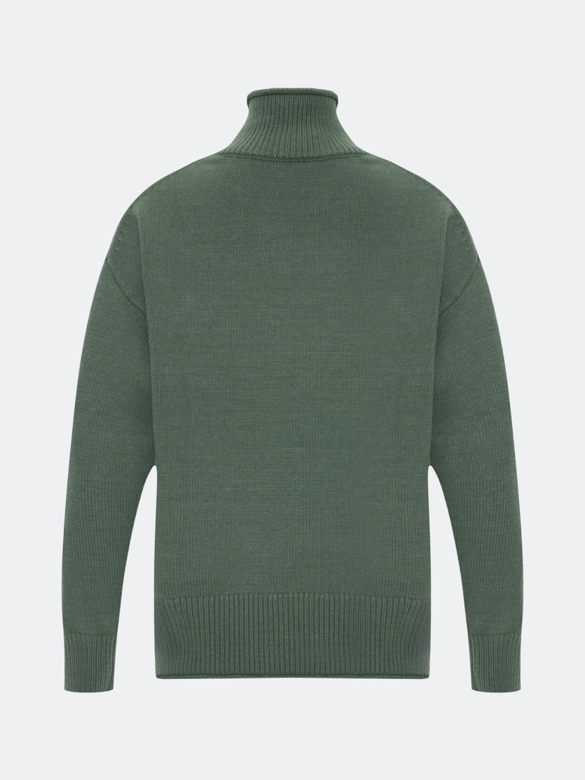 Вязаный джемпер из смесового хлопка