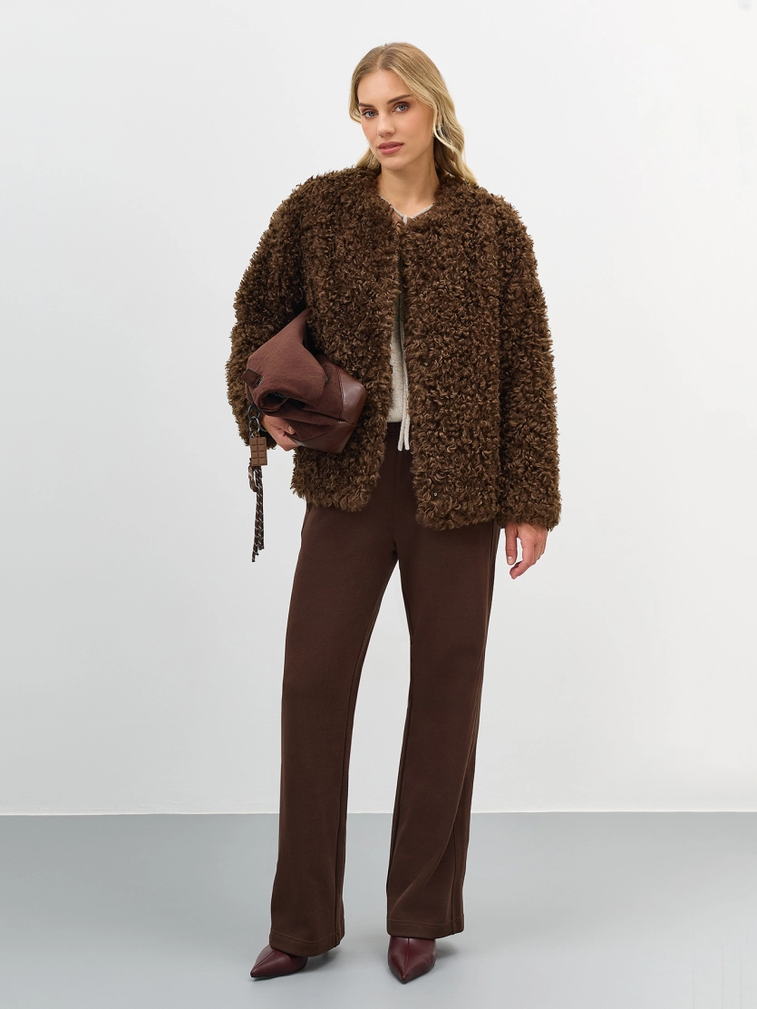 Брюки из смесового хлопка