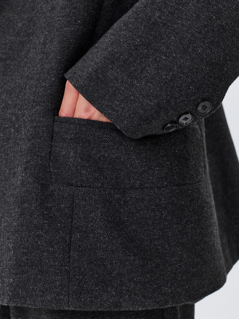 Шерстяной жакет Oversize