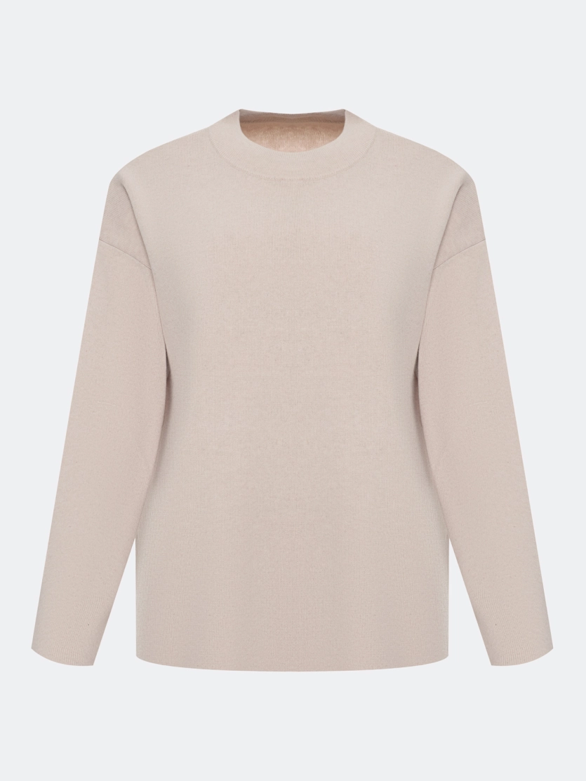 Свободный свитер с ангорой