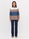 Свитер в яркую полоску в стиле color block