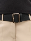 Широкий ремень с акцентной пряжкой