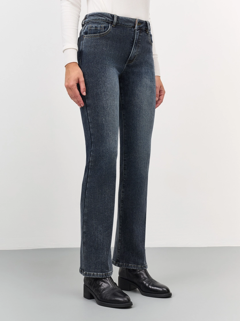 Утепленные джинсы с деликатной варкой