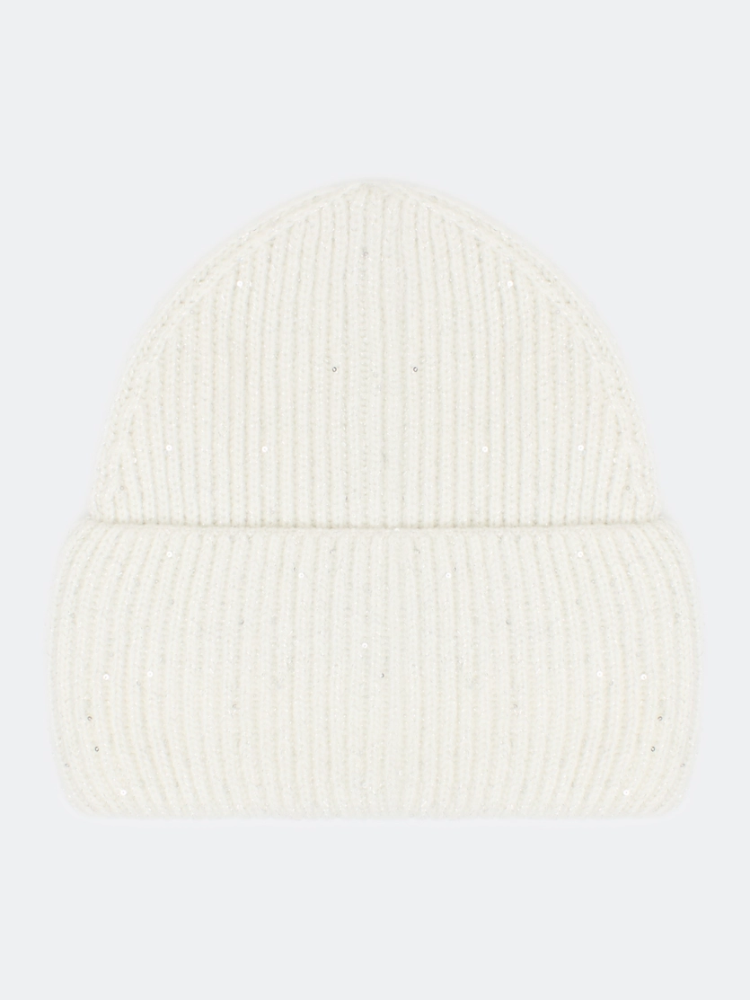 Шапка бини с широким отворотом