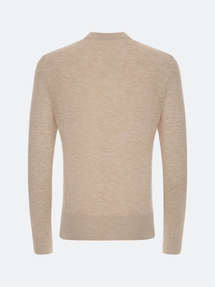 Тонкий джемпер с шелком