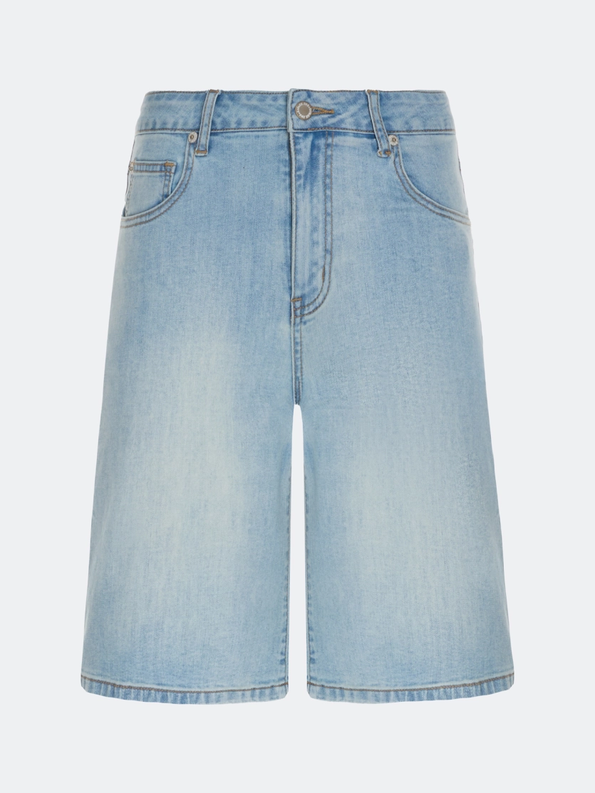 Шорты бермуды из денима