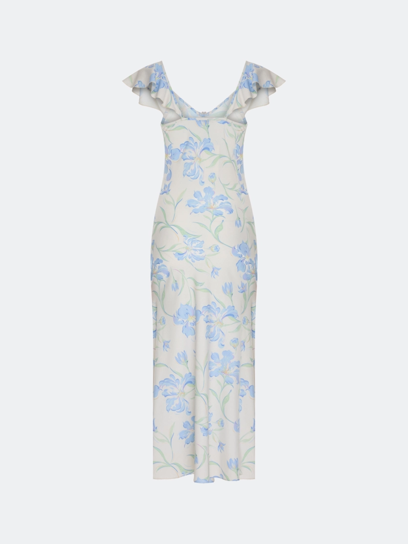 Романтичное платье с воланами